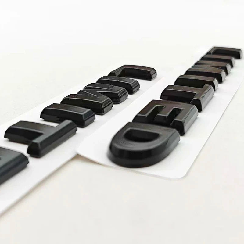 New 1Pcs 3D ABS Logo LIMITED Car Side Fender Rear Trunk Emblem Badge Sticker Decals For JEEP Wrangler Compass Commander Cherokee