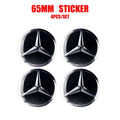 56/60/65mm Car Wheel Center Cover Hub Cap Resin Badge Emblem sticker Decal styling auto Accessories Mercedes Benz AMG  C260 C300