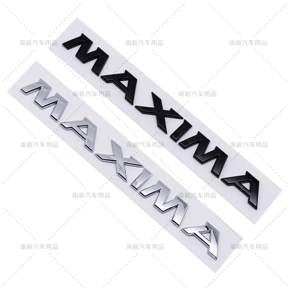 MAXIMA labeling is suitable for Nissan MAXIMA English letter labeling ABS car labeling car sticker emblem