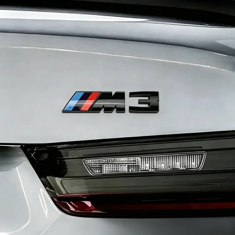 Car Valve Core BMW 3D Electroplating Emblem Stickers Trunk Decorative Stickers For BMW X5 E91 E70 F11 E30 F31 X3 F25 E61 E83 X1