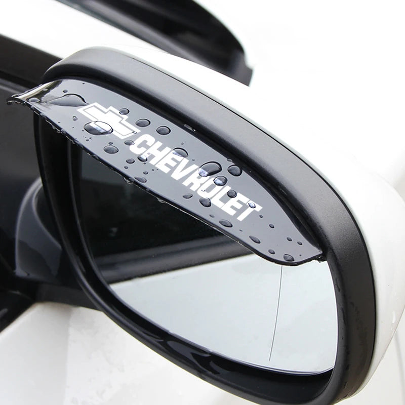 Espejo retrovisor lateral para coche, tablero de lluvia, protector de cejas, visera solar para Chevrolet Captiva Malibu Trax Aveo Colorado Cruze Spark, 2 uds.
