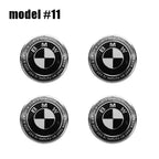 4Pcs 56mm 60mm 65mm Car Wheel Tire Center Emblem Decal For BMW M E90 E60 E46 E39 F10 E87 X3 X4 X1 G30 G20 Cover Hub Caps Sticker