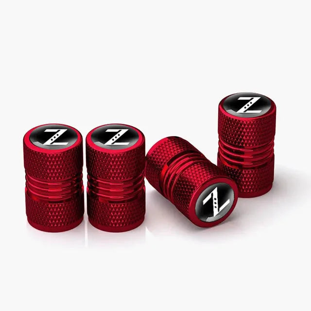 4Pcs Car Styling For Z Badge Aluminium Alloy Wheel Tire Valve Cover Caps Auto Accessories Car Motorcycle For Nissan Accessories
