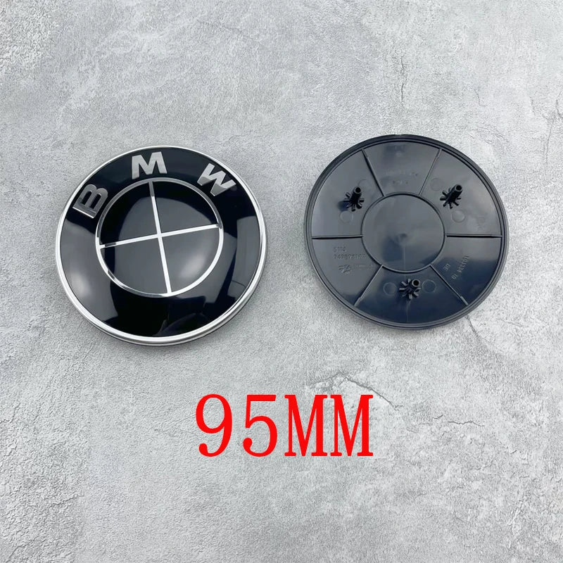 95MM Auto Accessories For BMW G11 G12 G14 G15 G16 G70 G07 G09 Car Hood Front Badge Rear Trunk Emblem 50th Anniversary sticker