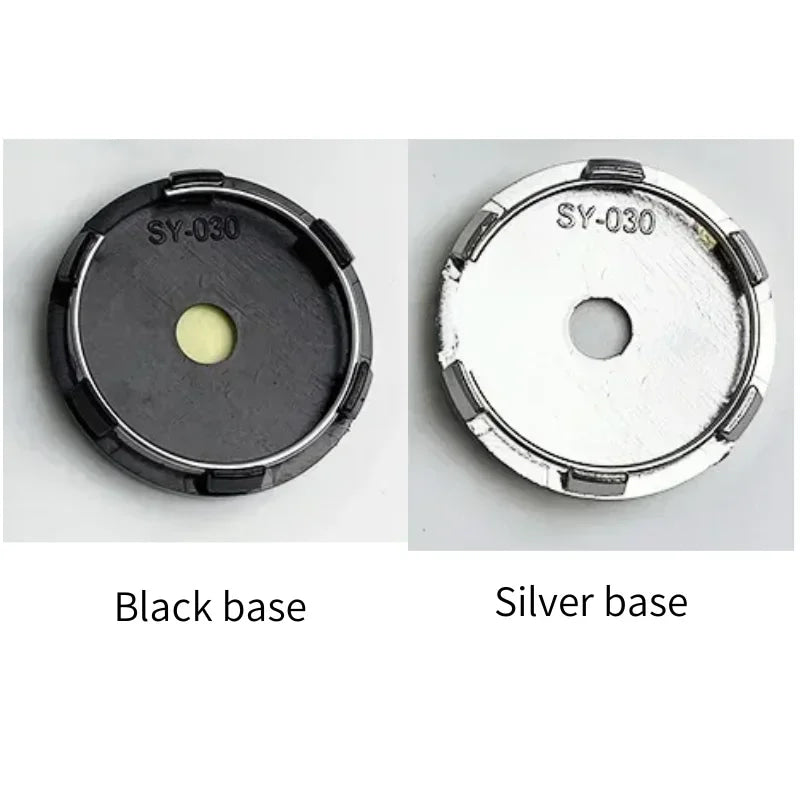 60mm-4pcs BMW hub cover tire center is suitable for hub cover replacement parts with 60mm diameter.