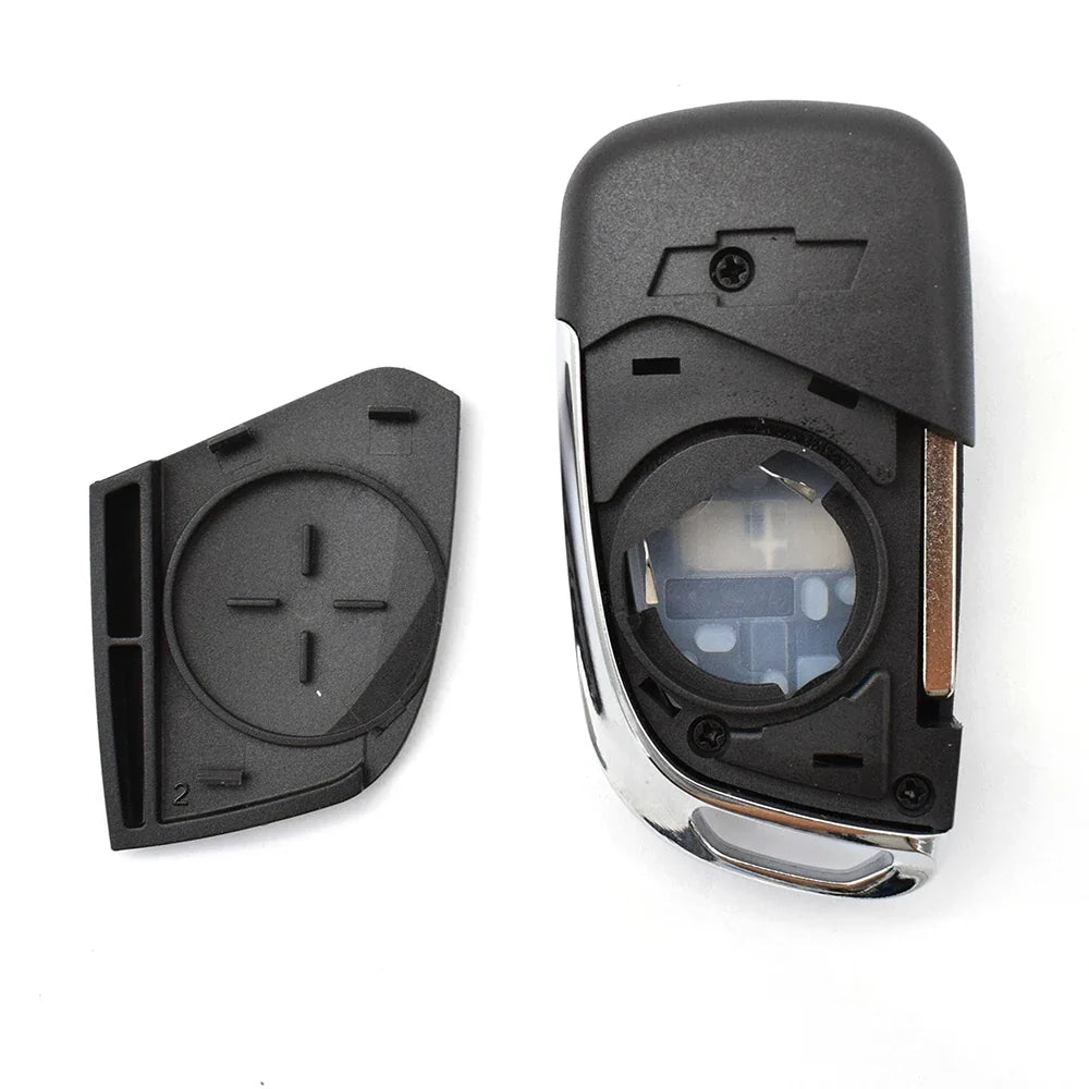 Modified Car Remote Key Shell Case For Chevrolet Cruze Aveo Orlando Lova Epica Spark Camaro Impala Sail Replacement Case