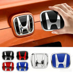 3D Chrome 'H' Emblem for Honda - Steering Wheel Badge ABS Car Front Grill Trunk Sticker Auto Styling Accessories