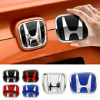 3D Chrome 'H' Emblem for Honda - Steering Wheel Badge ABS Car Front Grill Trunk Sticker Auto Styling Accessories
