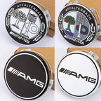 4pcs 75MM Car Wheel Center Hub Caps Covers For Mercedes Benz A B C S Class AMG GLA CLA GLC W176 W221 W204 W205 accessories