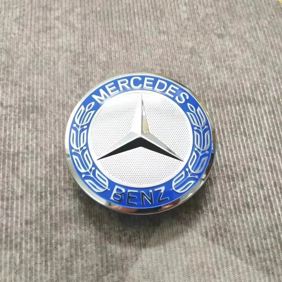 4PCS 75mm Metal Emblem Car Wheel Center Hub Cap Cover Badge For Mercedes Benz AMG GLK GLE GLC W203 W206 W220 W205 W211 W212 201