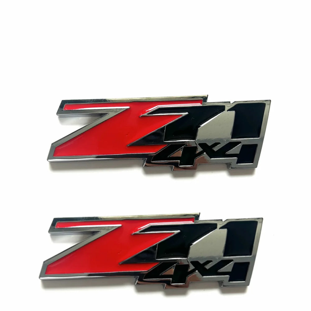 Metal Z71 4x4 Logo Emblem Badge Decal Car Sticker Front Hood Grill for Chevrolet Suburban Xtreme GMC Silverado Chevy Colorado