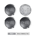 4pcs 60/61/68/69mm Car Wheel Center Hub Cap Rim Cover Car Goods For Audi B7 B5 B6 B8 B9 8P A3 A4 A5 A6 A7 A8 Q3 Q5 Q7 Q8 A1 8V