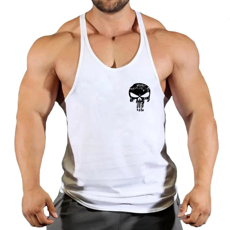 Gym Top Men Shirt Fitness Man Bodybuilding Clothing Men's Clothes Stringer Muscular Vest Singlets Vests Singlet T-shirts Tops