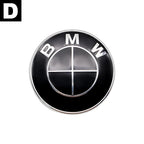 Carbon Fiber 50th Anniversary Front Rear Logo Kit for BMW 82mm 74mm Badge E46 E90 F30 F10   2-Pin Base DIY Replacement Decor Set