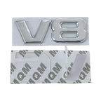 3d Metal V6 V8 Logo Rear Trunk Tailgate Fender Emblem Badge Sticker for Toyota Highlander