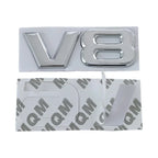 3d Metal V6 V8 Logo Rear Trunk Tailgate Fender Emblem Badge Sticker for Toyota Highlander