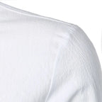Cotton Linen Shirt for Men Slim Fit Tops Long Sleeve Bussiness Shirt Spring Autumn Casual Formal Men's Shirts