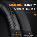 For Chevrolet Cruze Bolt Aveo Spark Onix capti Cavalier Carbon fiber Suede Microfiber Car Steering Wheel Cover Auto Accessories