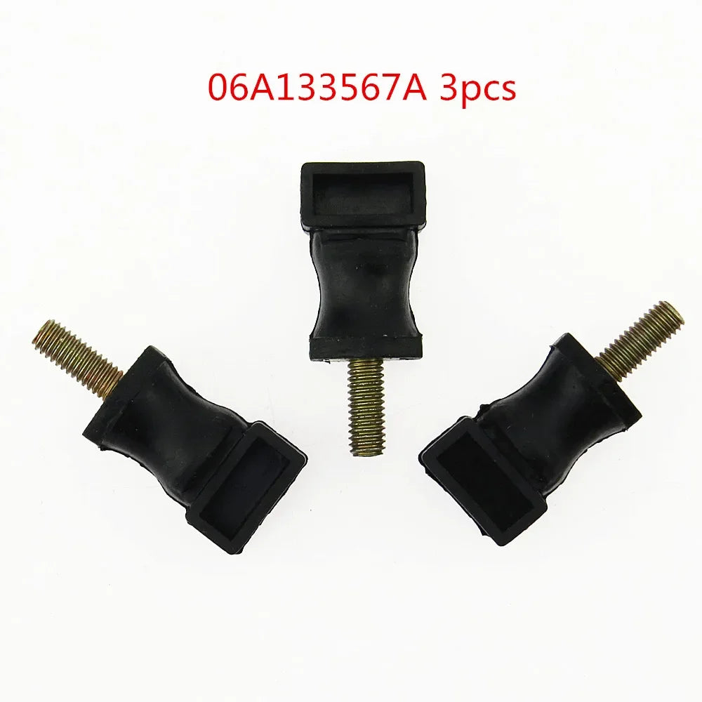 SCJYRXS 3 Pcs  Secondary Air Pump Rubber Mount  06A133567A For Beetle Golf MK5 MK6 Passat B5 TT A3 06A133567A