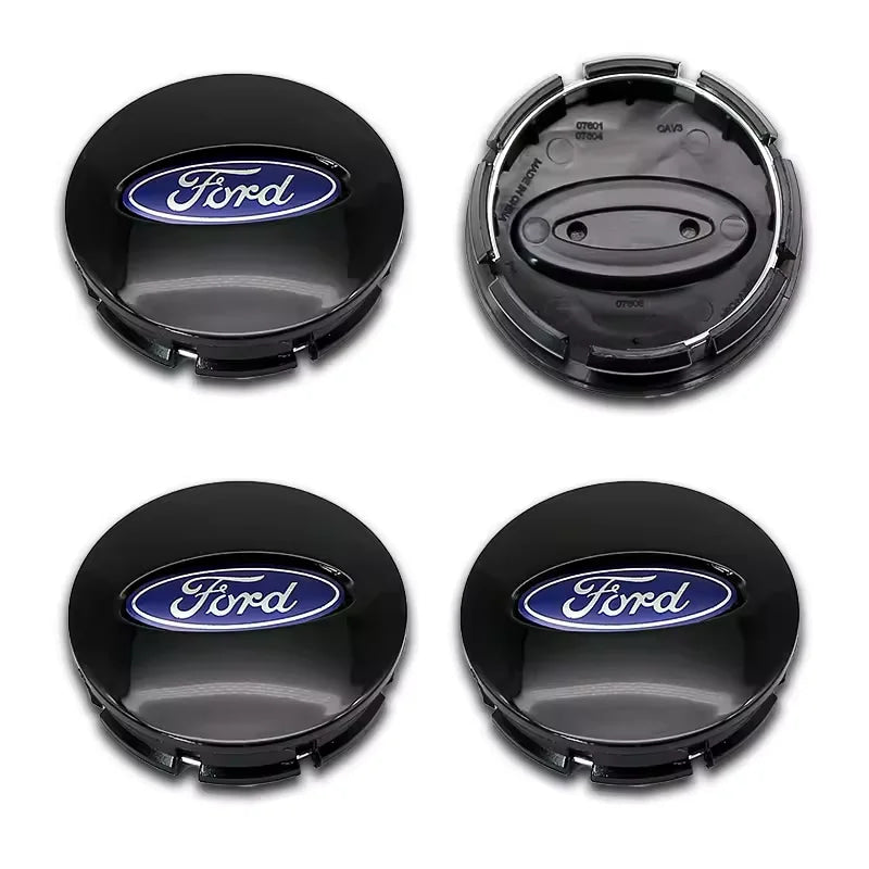 4Pcs 65mm Car Wheel Center Hub Cap Emblem Logo Hub Cap For Ford Fiesta Explorer Escape Shelby Mondeo Fusion Mk2 Mk3 Mk4 Ranger