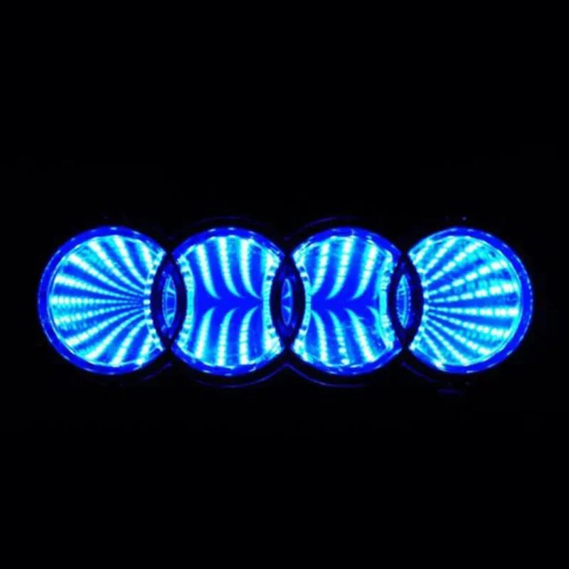 18X5.8CM LED Badge Light Exterior for Audi Q2 Q8 A1 A2 Q3 A3 A4 A5 A6 A7 A8 Q5 Q7 TT Car Rear Trunk Emblem Sticker Accessories