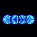 18X5.8CM LED Badge Light Exterior for Audi Q2 Q8 A1 A2 Q3 A3 A4 A5 A6 A7 A8 Q5 Q7 TT Car Rear Trunk Emblem Sticker Accessories