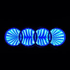 18X5.8CM LED Badge Light Exterior for Audi Q2 Q8 A1 A2 Q3 A3 A4 A5 A6 A7 A8 Q5 Q7 TT Car Rear Trunk Emblem Sticker Accessories