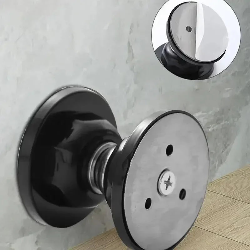 Tope de puerta de silicona anticolisión para puerta, fuerte magnético, silencioso, táctil, para Hotel y hogar