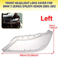 Car Headlight Lens Car Front Headlamp Shell Transparent Lampshade Lens For BMW 3 Series E90 Large Lampshade 05-12 BMW Headlight