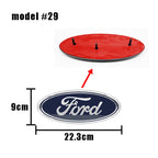 22.3X9cm Car Front Grille Emblem Stickers Rear Trunk Decal Replacement Accessories For Ford F150 F250 Edge Escape Transit Fusion
