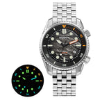 BERNY Automatic Diver Watch for Men Top Luxury Sapphire 316L Steel Blue Dial 200M Waterproof Mechanical Diving Men's Watches