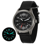 BERNY Titanium Automatic Men's Field Watches Date Sapphire Super Luminous Sports Easy Read Outdoor 10ATM Mechanical Watch