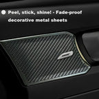 Chevrolet 3D Aluminum Car Audio Stickers Fit For Silverado Impala Malibu Equinox Cruze Camaro Tahoe/Suburban Blazer Spark Aveo