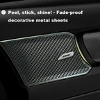 Chevrolet 3D Aluminum Car Audio Stickers Fit For Silverado Impala Malibu Equinox Cruze Camaro Tahoe/Suburban Blazer Spark Aveo