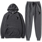 Sports Basketball Brand Sweatshirt Sweatpants Men Women 2 Pieces Sets Tracksuit Fashion Casual Hooded Sportswear Sudadera Hombre