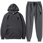 Sports Basketball Brand Sweatshirt Sweatpants Men Women 2 Pieces Sets Tracksuit Fashion Casual Hooded Sportswear Sudadera Hombre
