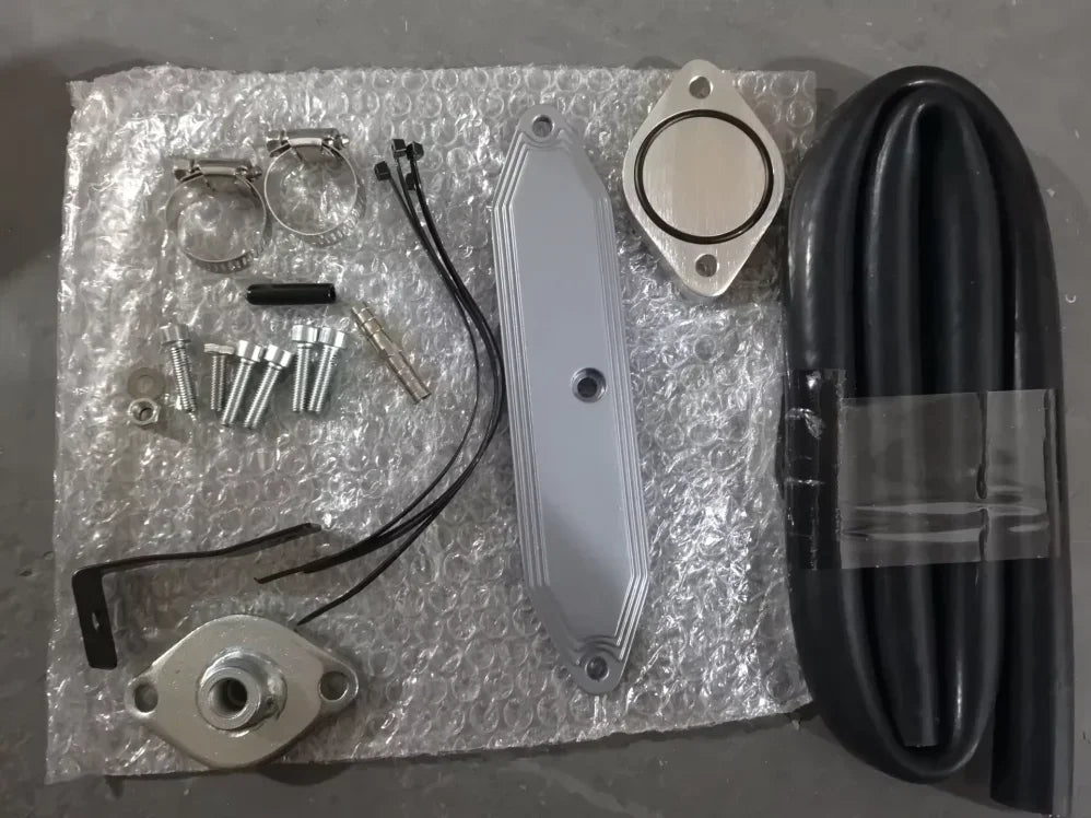 Diesel Valve & Cooler Power Removal Kit Diesel For 11-14 Ford F250 F350 F450 F550 6.7L V8 Powerstroke Diesel Turbo Aluminum