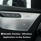 Chevrolet 3D Aluminum Car Audio Stickers Fit For Silverado Impala Malibu Equinox Cruze Camaro Tahoe/Suburban Blazer Spark Aveo