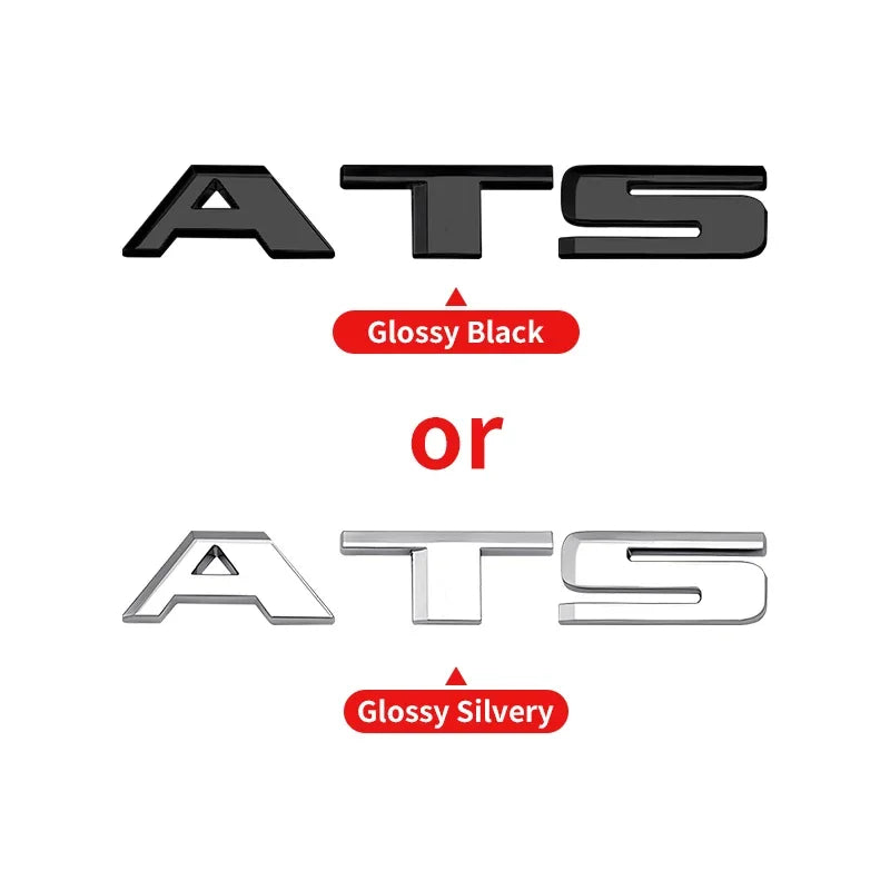 3D Car Rear Trunk Sticker Logo Letters Decals Badge For Cadillac CT4 CT5 CT6 CTS XT4 XT5 XT6 XTS ATS AWD 25T 28T 40T Accessories