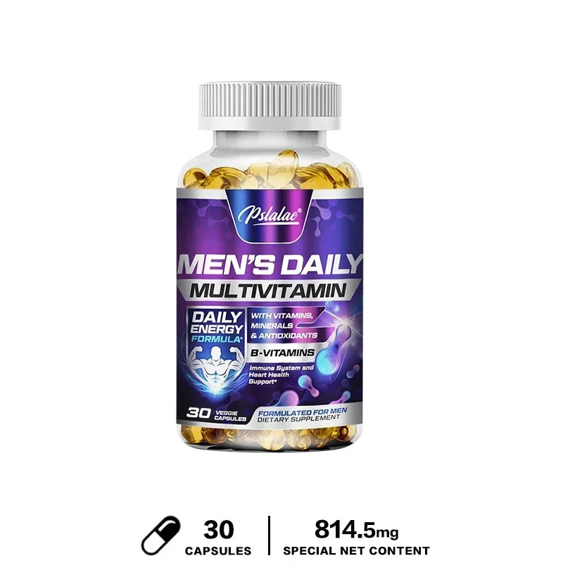 Men's Multivitamin Supplement - Supports Immune Health, Boosts Energy Production, and Improves Vitality and Endurance