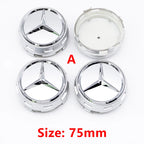 Car Wheel Center Hub Caps 75mm ABS Replacement For Mercedes AMG G Class G63 G500 Modified Styling Accessories Part A0004000900