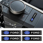 10Pcs 3D Car Styling Epoxy Emblem Badge Stickers Goods Auto Accessories For Ford Focus mk2 mk3 Fiesta Fusion Ranger Mondeo Kuga