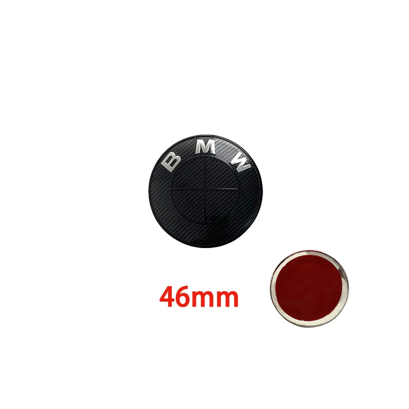 45/74/82mm automobile ABS front and rear logo hub covers are suitable for BMW Group's new badge decoration accessories.