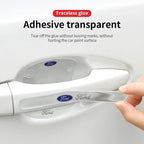 Car Styling Door Bowl Handle Protector Stickers Transparent Anti-scratch Film For Ford Fiesta Mondeo Focus Mk2 Mk3 Ranger Kuga