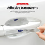 Car Styling Door Bowl Handle Protector Stickers Transparent Anti-scratch Film For Ford Fiesta Mondeo Focus Mk2 Mk3 Ranger Kuga