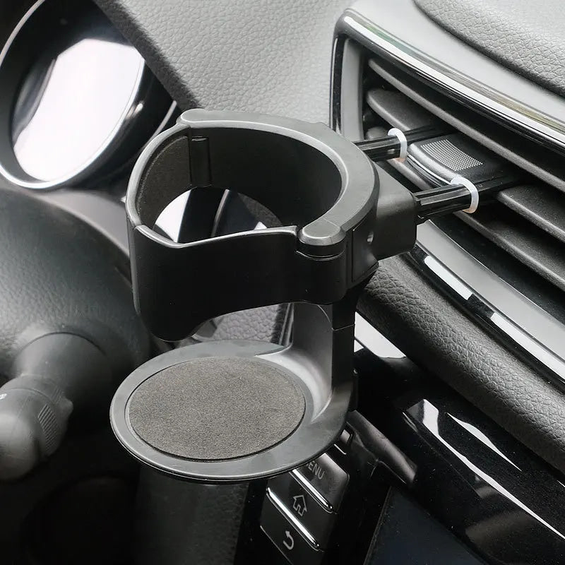 Portavasos de coche para ventilación de aire, soporte Universal para portabebés para botellas de agua y Cenicero