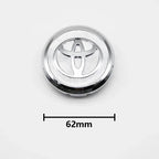 4pcs 57mm+62mm Car Tyre Wheel Center Hub Cap Badge For Toyota C-hr Prado Rav4 Yaris Hilux Prius Avensis Corolla Camry crown