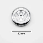 4pcs 57mm+62mm Car Tyre Wheel Center Hub Cap Badge For Toyota C-hr Prado Rav4 Yaris Hilux Prius Avensis Corolla Camry crown