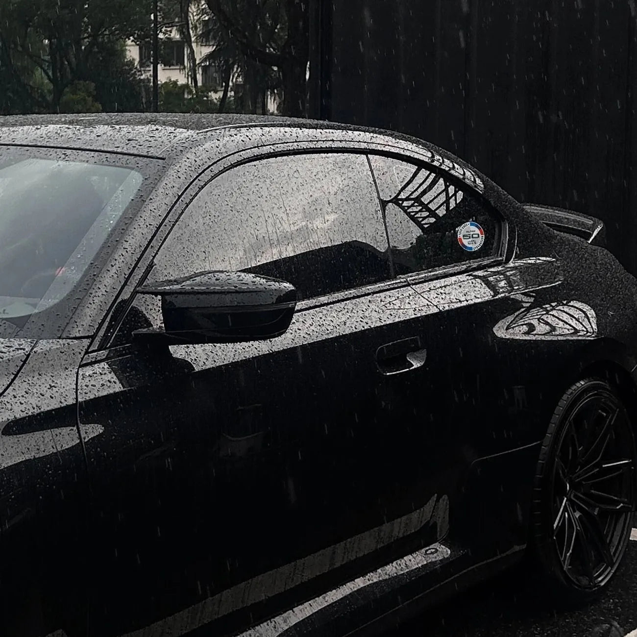 Car Windshield Stickers Waterproof Static Decal Accessories For BMW M 50th 325Li 320Li 330Li E36 G20 E46 E90 E60 F30 E39 E30 F20