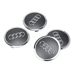4pcs 60/61/68/69mm Car Wheel Center Hub Cap Rim Cover Car Goods For Audi B7 B5 B6 B8 B9 8P A3 A4 A5 A6 A7 A8 Q3 Q5 Q7 Q8 A1 8V